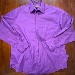 Alberta Danelli Purple Button Down Size 15-15/12